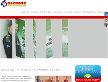Tablet Screenshot of otctaekwondo.com